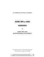 ASME BPE-a-2004