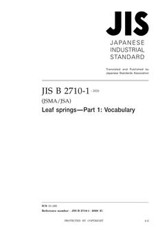 JIS B 2710-1